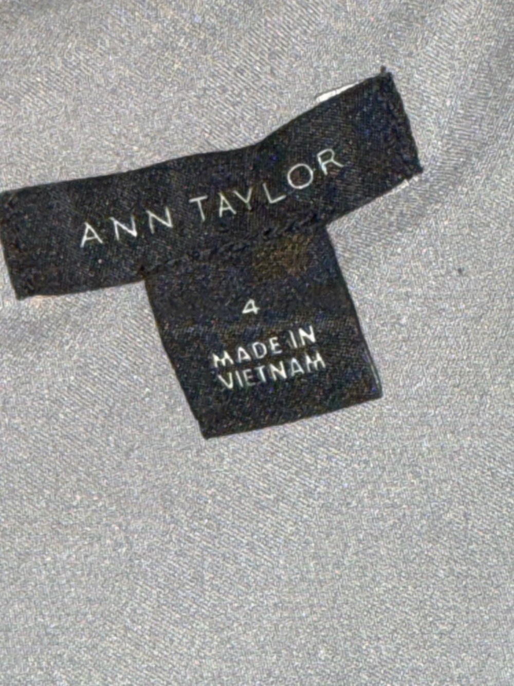 Ann Taylor Gray Plaid Midi Sheath Dress - Picture 7 of 8